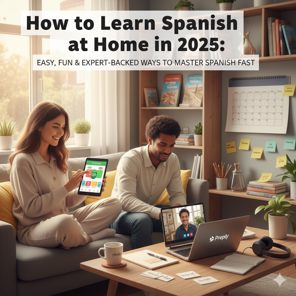 How to Learn Spanish at Home in 2025