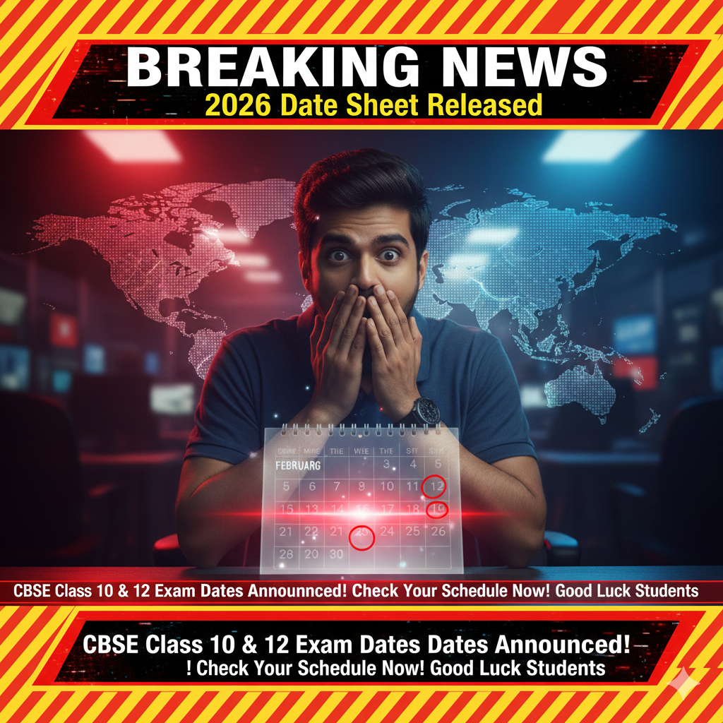 CBSE Date Sheet 2026 Class 10 and 12