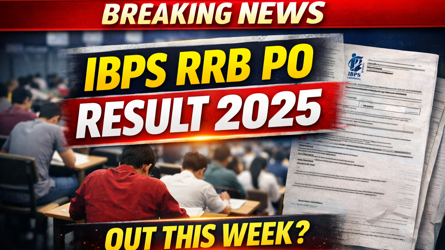 IBPS RRB PO Prelims Result 2025