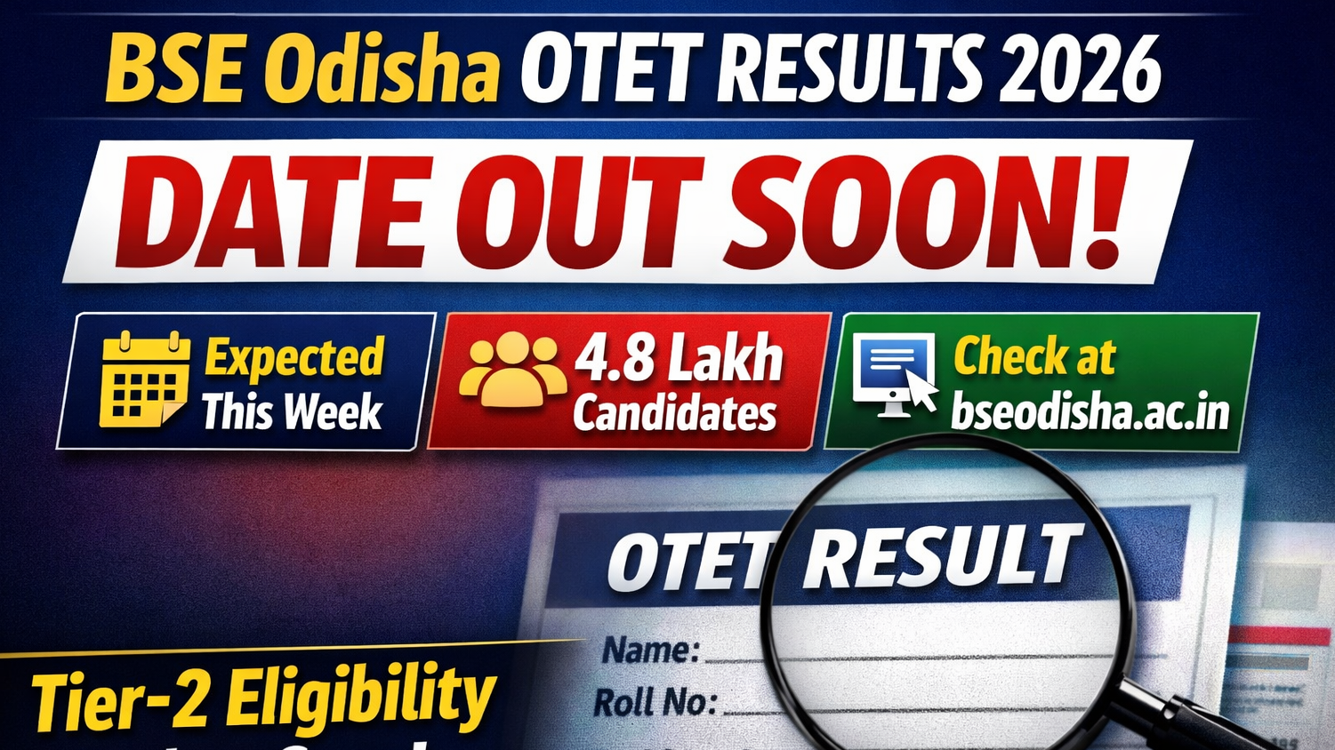 BSE Odisha OTET Results 2026